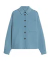 Weekend Max Mara Wool Casual Jacket In Blue