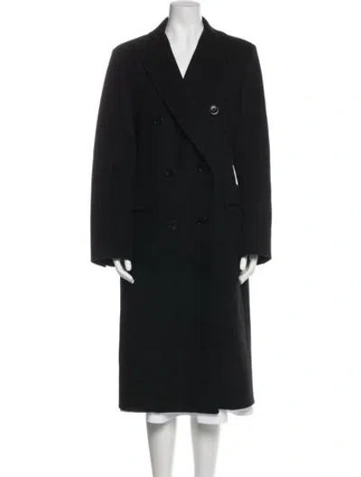 Pre-owned Weekend Max Mara Wool Coat In Black