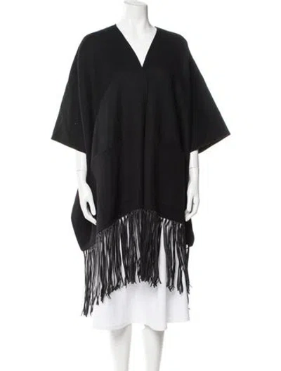 Pre-owned Weekend Max Mara Wool Coat In Black