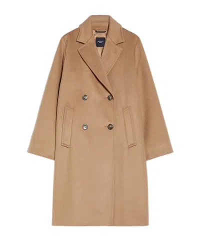 WEEKEND MAX MARA WEEKEND MAX MARA ZUM DOUBLE-BREASTED LONG-SLEEVED COAT
