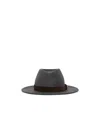 Weekend Max Mara Wool Felt Fedora - Medium Grey In Gray