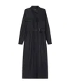Weekend Max Mara Wool Flannel Dress In Blue