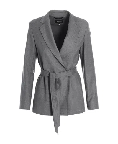 Weekend Max Mara Wool Jacket In Gray