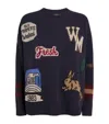 Weekend Max Mara Wool Jacquard-knit Sweater In Blue