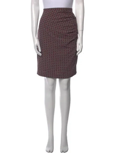 Pre-owned Weekend Max Mara Wool Knee-length Skirt In Black