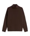Weekend Max Mara Wool Knit Turtleneck Jumper In Brown