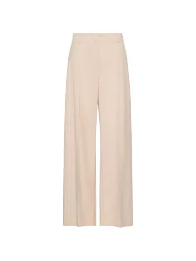 WEEKEND MAX MARA WOOL PALAZZO TROUSERS