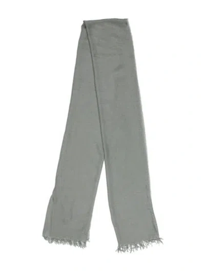 Pre-owned Weekend Max Mara Wool Scarf In Green