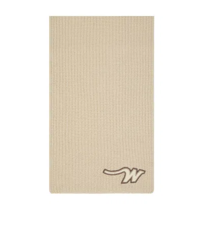 Weekend Max Mara Wool Scarf In Brown