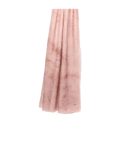 Weekend Max Mara Wool Shawl In Pink