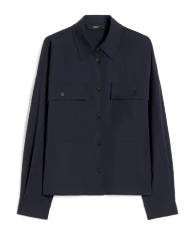 Weekend Max Mara Wool Short Jacket In Animal Print