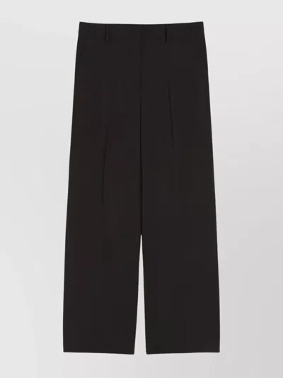 WEEKEND MAX MARA WOOL STRETCH PALAZZO TROUSERS