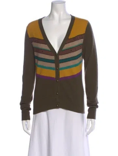 Pre-owned Weekend Max Mara Wool Striped Sweater In Multi