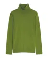 Weekend Max Mara Wool Turtleneck Sweater In Green