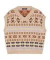 Weekend Max Mara Wool Vest In Nude