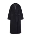Weekend Max Mara Wool Wrap Coat In Black