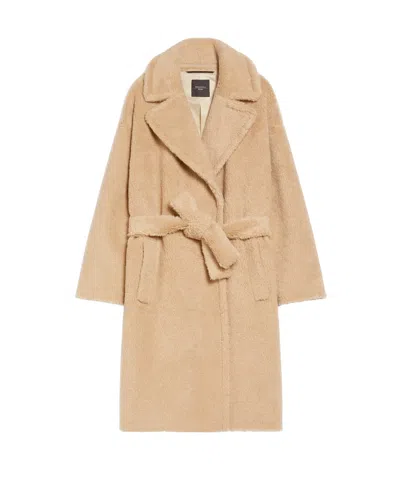 WEEKEND MAX MARA WEEKEND MAX MARA BELTED LONG-SLEEVED COAT