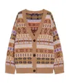 Weekend Max Mara Eccelso Alpaca Blend Cardigan In Nude