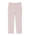 Weekend Max Mara Woollen Cloth Cigarette Trousers In White