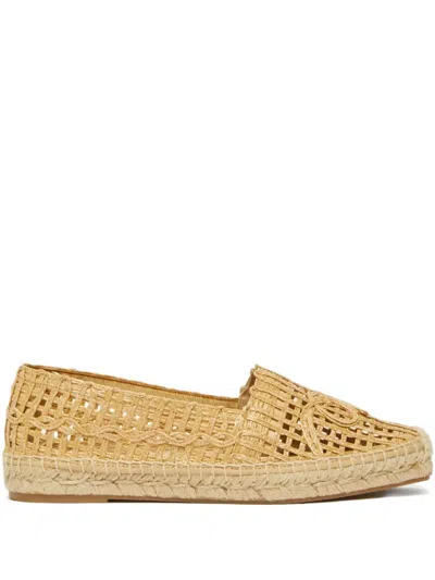 Weekend Max Mara Woven Espadrille Flat
