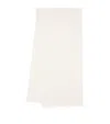 Weekend Max Mara Woven Fringed Scarf In White