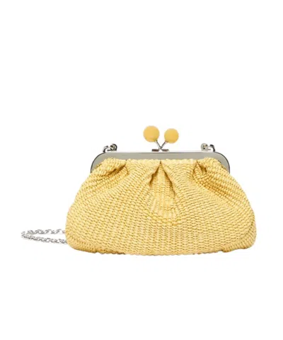 Weekend Max Mara Woven-design Shoulder Bag In Multi