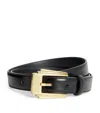 Weekend Max Mara X Giuliva Heritage Leather Belt In Black