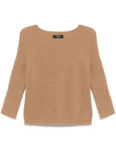 Weekend Max Mara Xeno Sweater In Brown
