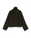 Weekend Max Mara Yais Wool Jacket In Green