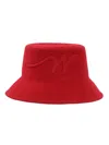 Weekend Max Mara Yaqui Wool Bucket Hat In Red