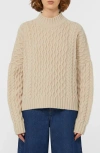 Weekend Max Mara Beige Wool Veneto Sweater In Brown