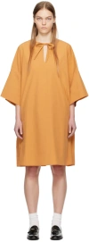 Weekend Max Mara Yellow Caro Minidress In 6 Ochre