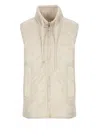 Weekend Max Mara "yoro" Vest In Beige