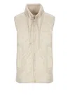 Weekend Max Mara "yoro" Vest In Beige