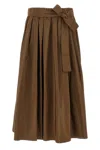 Weekend Max Mara Zarda Skirts Brown In Brown