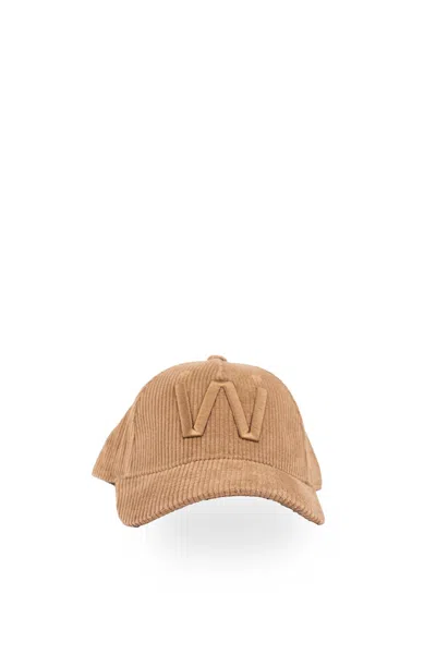 Weekend Max Mara Zaza Velvet Baseball Cap In Cammello