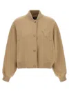 Weekend Max Mara Max Mara Weekend Bomber In Wool Blend In Brown