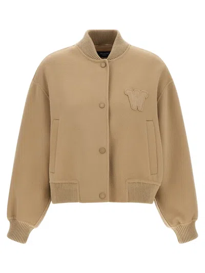 Weekend Max Mara Zelante Puffer Jackets Beige In Brown