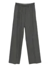 Weekend Max Mara Zelma Elasticated-waistband Trousers In Gray