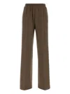 Weekend Max Mara Stretch Polyester Blend Pant Featuring Pockets In Brown