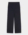 Weekend Max Mara Zelota Flannel Jersey Ankle Trousers In Blue