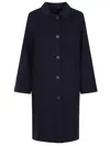 Weekend Max Mara Zenone Coat In Blue