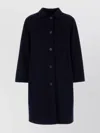Weekend Max Mara Zenone Coat With Back Belt Detail In Black
