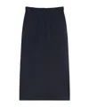Weekend Max Mara Zipper Skirt In Blue