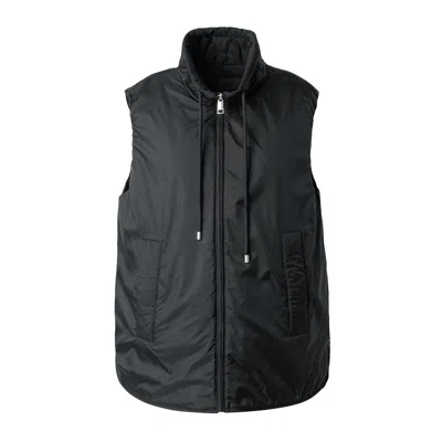 Weekend Max Mara Zippered Vest In Black