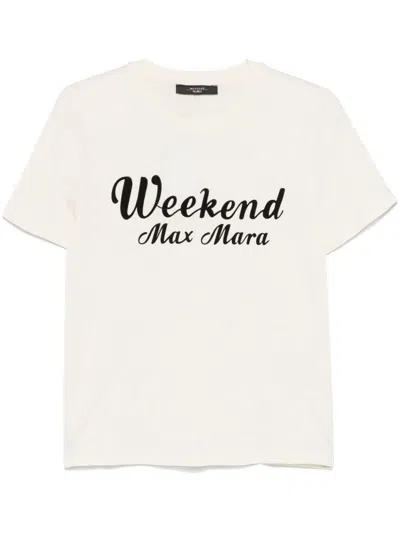 Weekend Max Mara Zirlo T-shirt In Neutrals