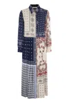 Weekend Max Mara Zuai Printed Viscose Chemisier In Multi