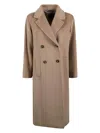 Weekend Max Mara Zufolo Double-breasted Wool Coat In Neutral