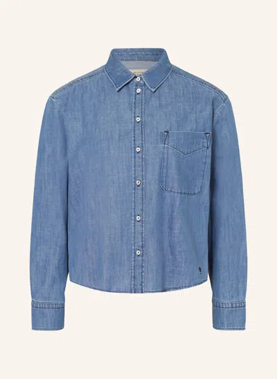 Weekend Maxmara Denim Shirt Blouse In 006 In Multi
