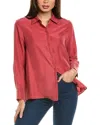 Weekend Max Mara Almina Silk Shirt In Red